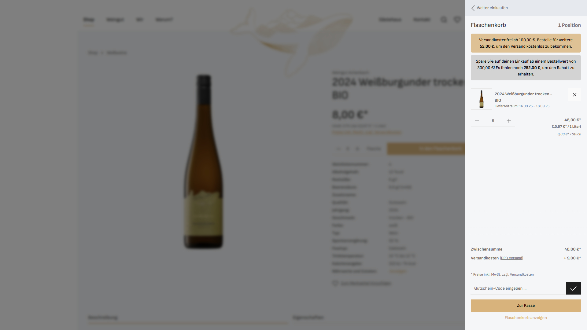 Produktdetail – Varianten & Up-Sell